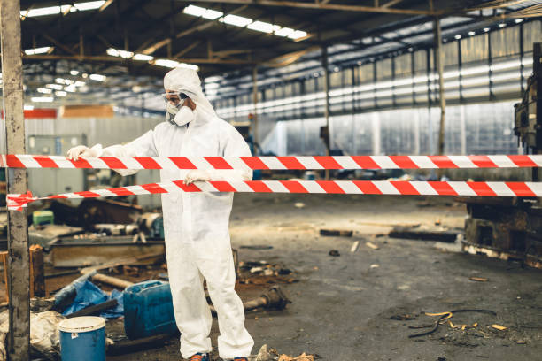 Professional Drug Lab Cleanup technician working in Oxford, OH